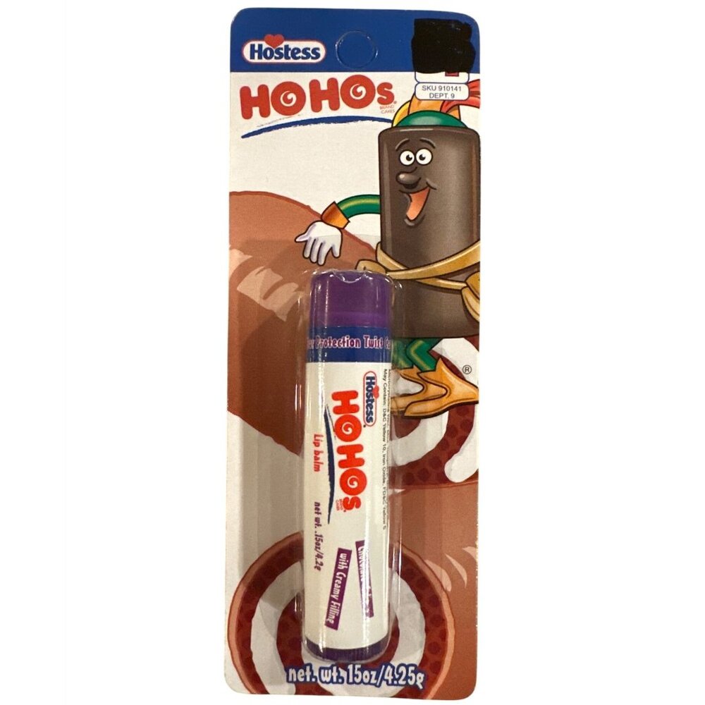 Lotta Luv 2003 Hostess HOHOS CHOCOLATE CAKE+CREAMY FILLING Flavored Lip Balm HTF